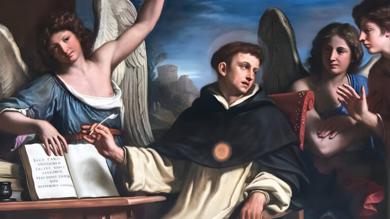 Imagen promocional del Seminario sobre la oración en Santo Tomás de Aquino